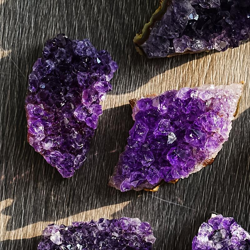 Home Decor Diy Ideas - 2Pcs Natural Amethyst Stones 60-85g, Raw