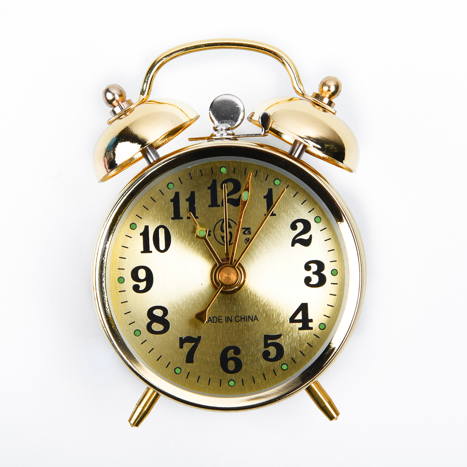 Vintage Alarm Clock - 1PCS Retro Pure Copper Horseshoe Alarm