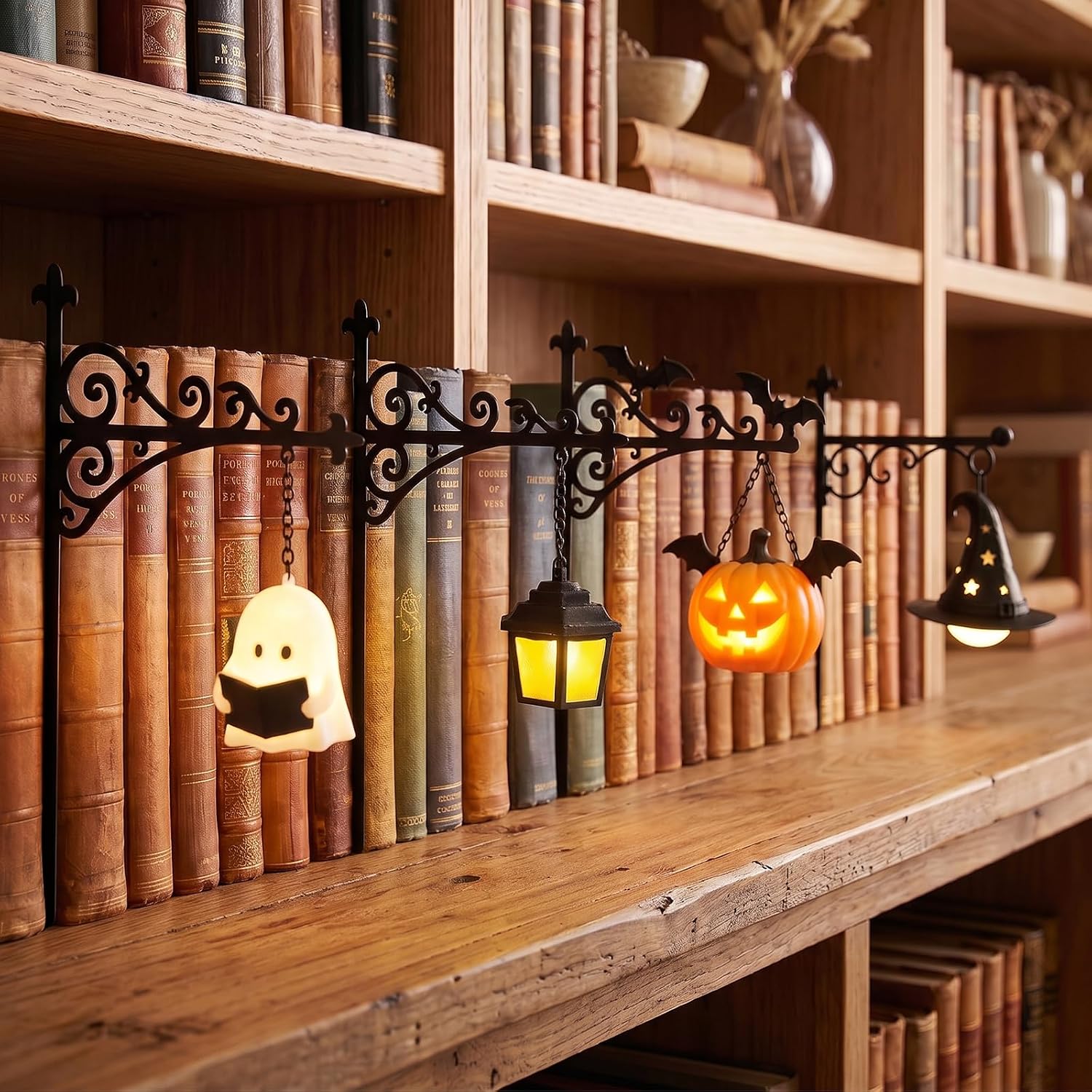 Home Decor Lighting - Library Lantern-Decorative Bookshelf Lighting Reading Nook