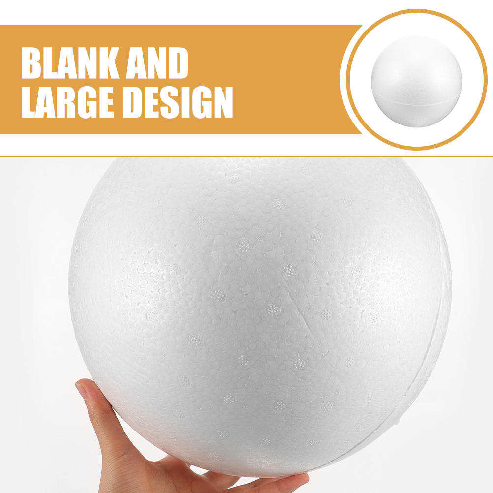 Home Decor Handicraft - Foam 20cm White DIY Wedding Decorative