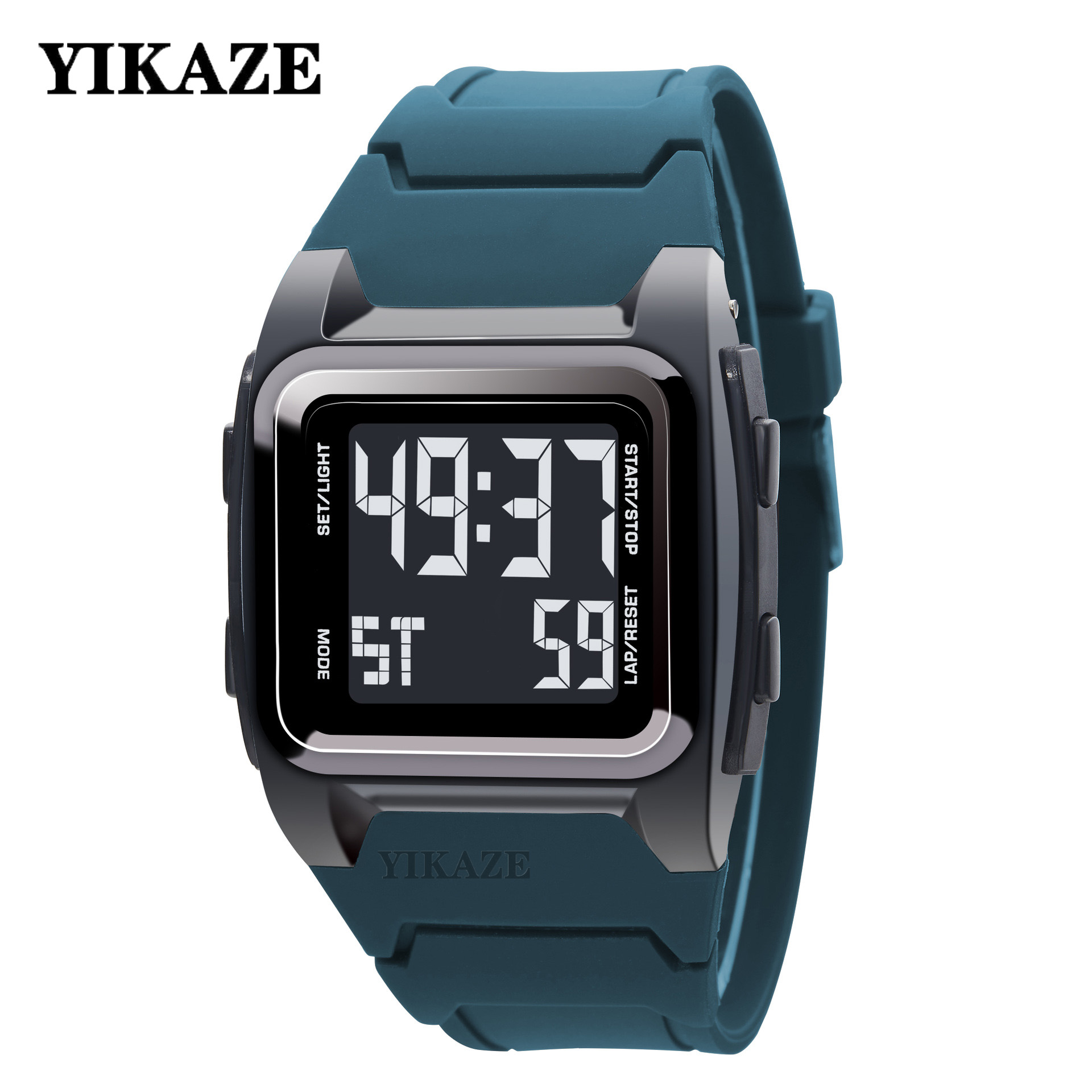 Vintage Alarm Clock - YIKAZE Men's Digital Watch 50M Waterproof