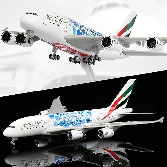 Home Decor Uae - 30cm UAE Expo A380 Airlines Diecast