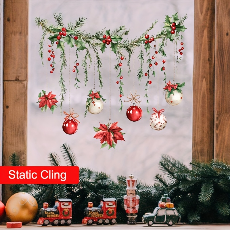 Home Decor Xmas Gifts - Christmas Windows Sticker Merry Christmas Decoration