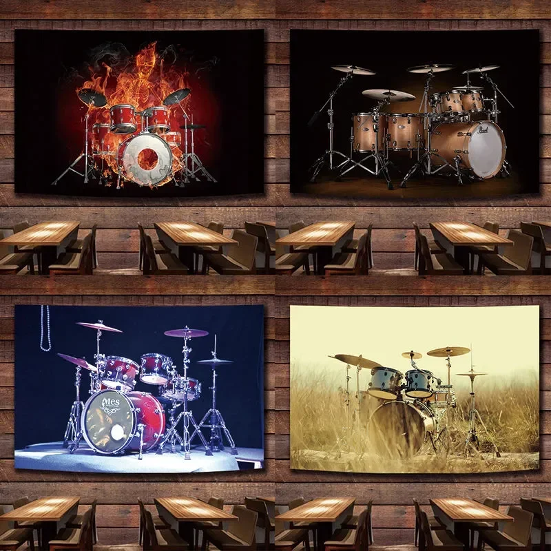 Home Decor Ikea - Drum Kit Rock Music Art Poster