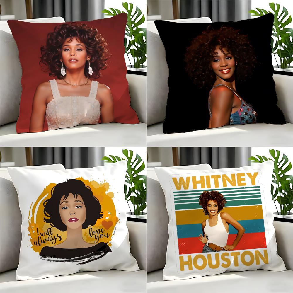 Home Decor Houston - singer - Whitney Houston Cushion Cover