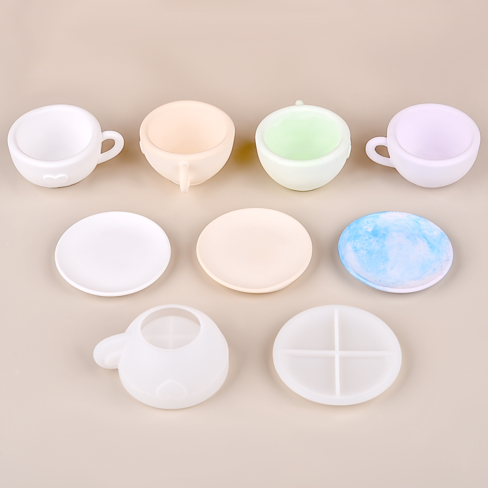 Home Decor Handicraft - 3D Tea Cup Love Silicone Mold