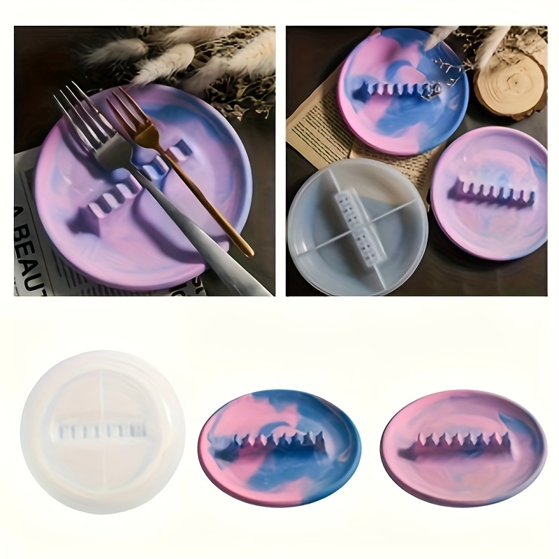 Home Decor Handicraft - Tableware Storage Plate Silicone Mold Gypsum