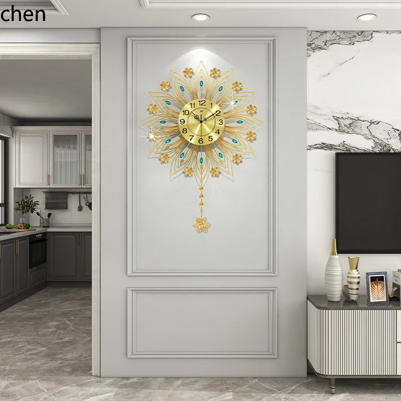Home Decor Resin - TQH-i7.7 European-style light luxury clock, wall