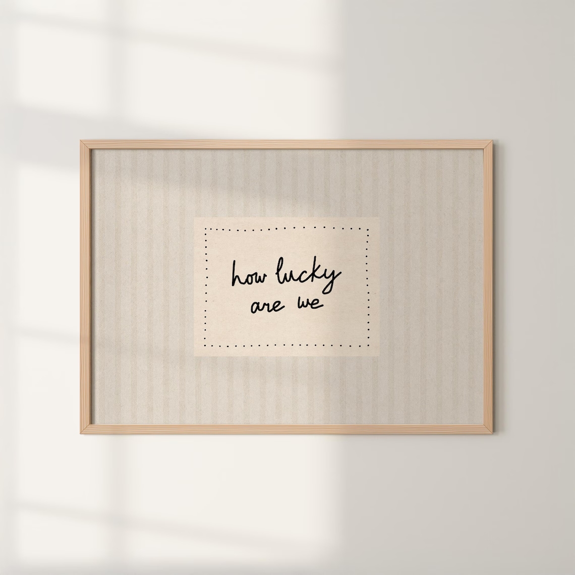 Home Decor Nepal - Modern,Minimalist How Lucky Are We Quotes