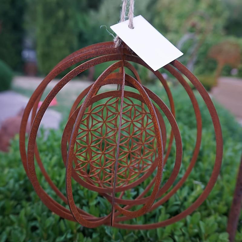 Home Decor Handicraft - Metal Spiral Weather Vane 1Pcs Rustic