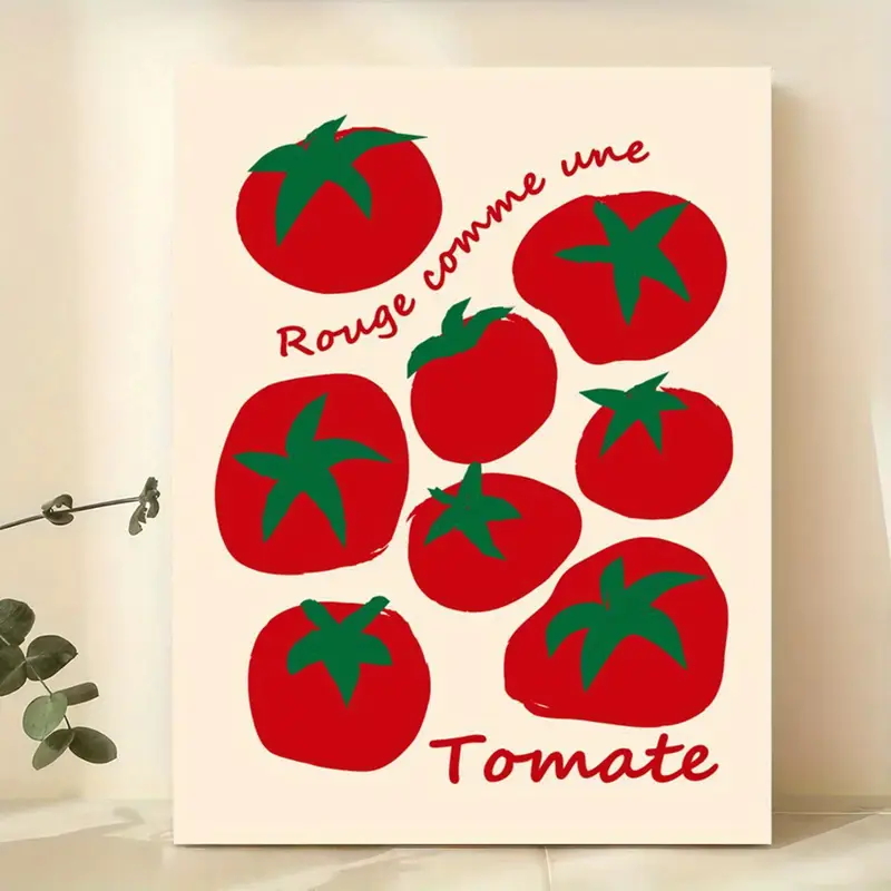 Modern Colorful Red Tomatoes W - đánh giá và giá Home Decor Nepal
