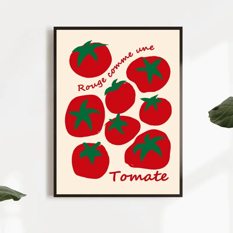 Modern Colorful Red Tomatoes W - đánh giá và giá Home Decor Nepal