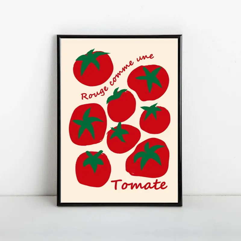 Modern Colorful Red Tomatoes W - đánh giá và giá Home Decor Nepal