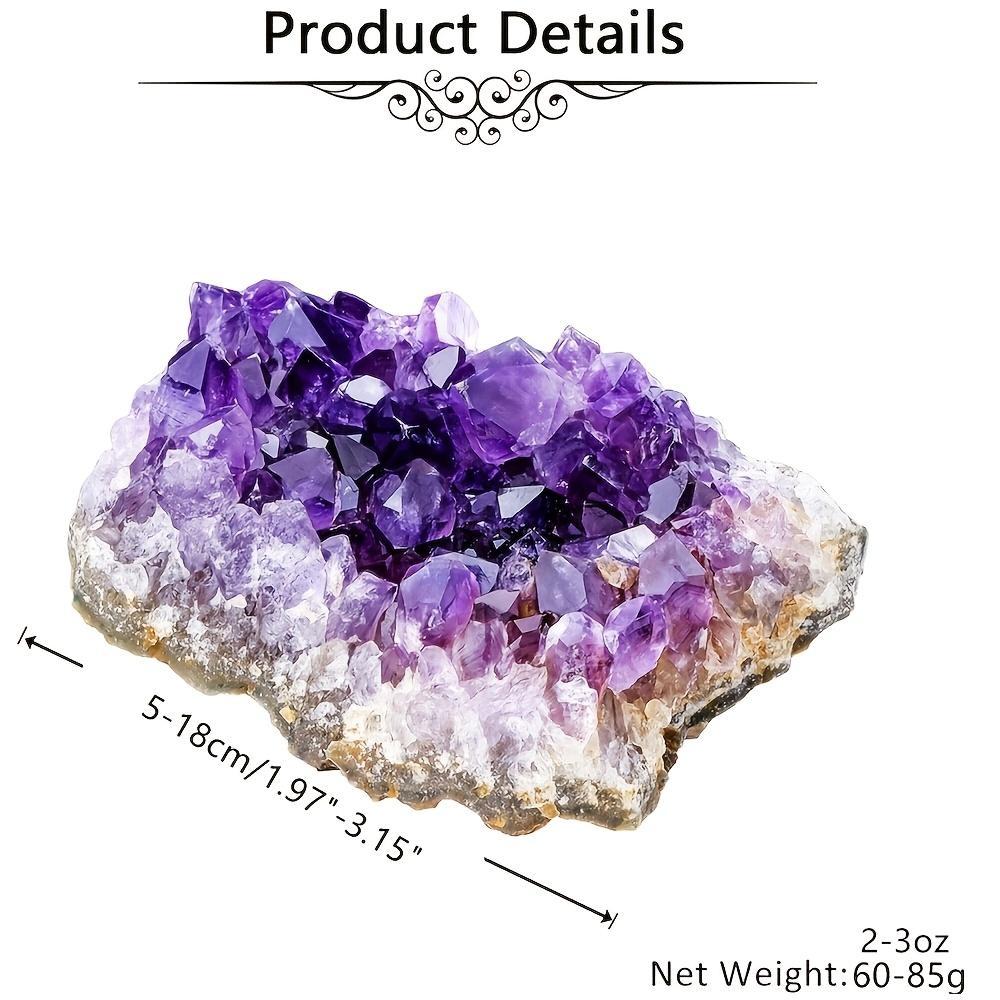 2Pcs Natural Amethyst Stones 6 - đánh giá và giá Home Decor Diy Ideas