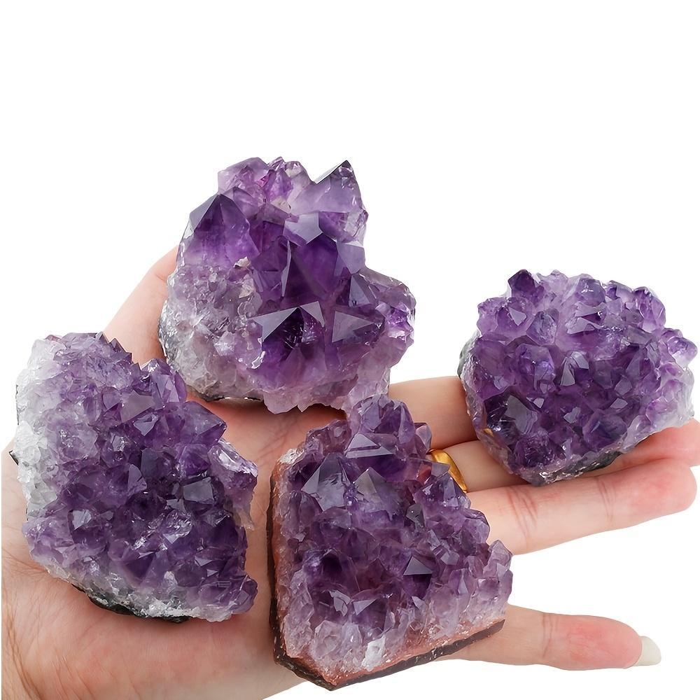 2Pcs Natural Amethyst Stones 6 - đánh giá và giá Home Decor Diy Ideas