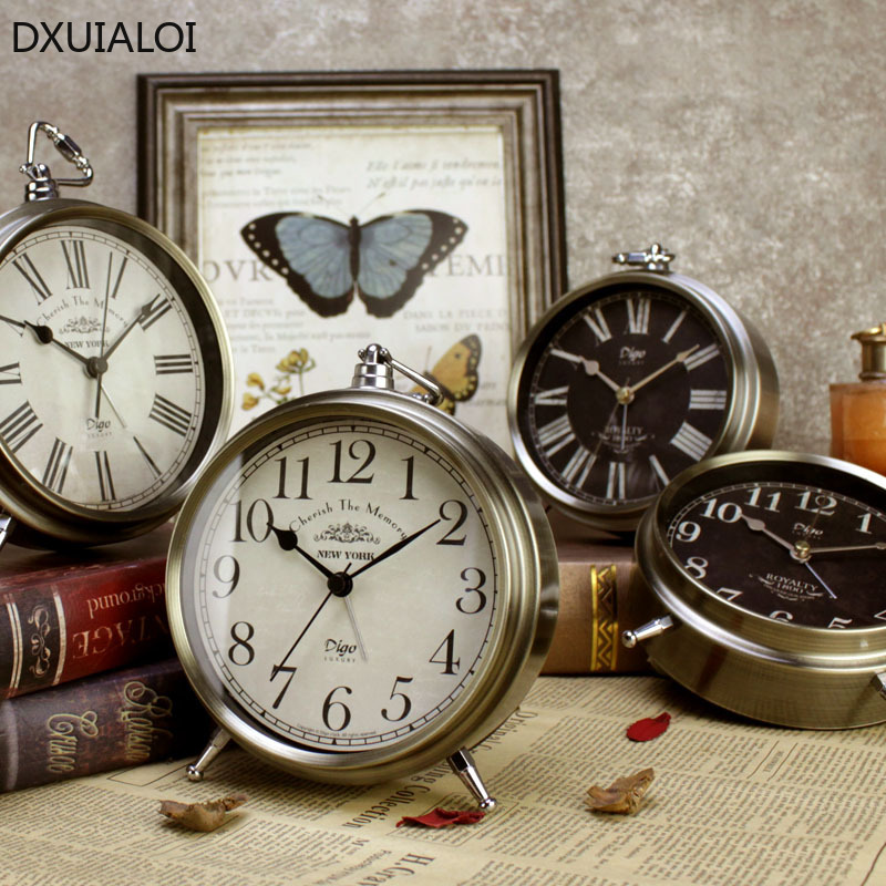 DXUIALOI Retro Đơn Giản Ký Túc - đánh giá và giá Vintage Alarm Clock