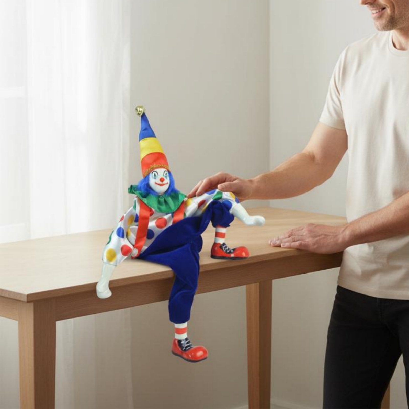 Ceramic Clown Doll Decorative  - đánh giá và giá Home Decor Design