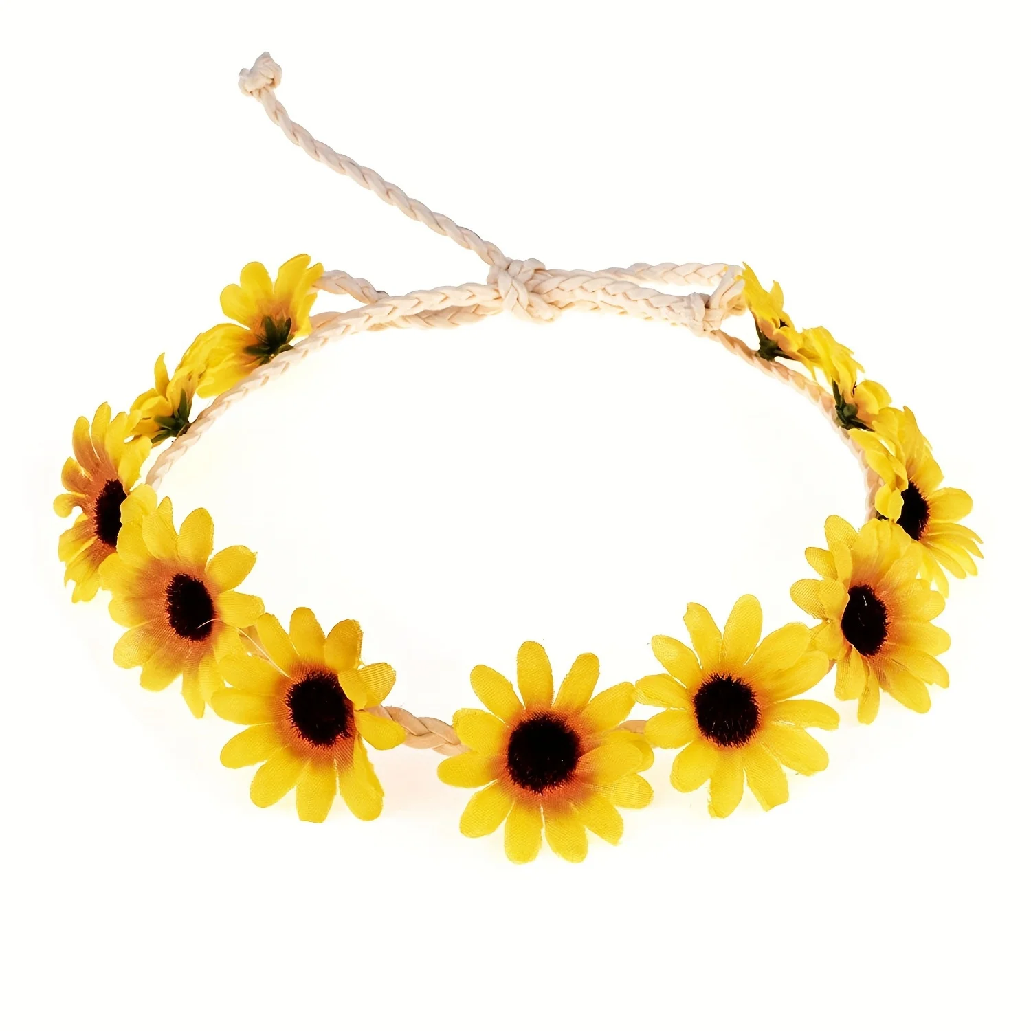 1pc Boho Chic Daisy Hair Wreat - đánh giá và giá Home Decor Daisy