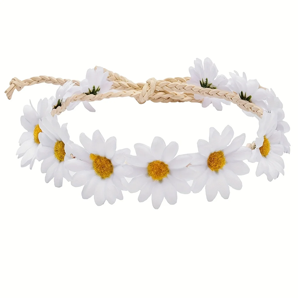 1pc Boho Chic Daisy Hair Wreat - đánh giá và giá Home Decor Daisy