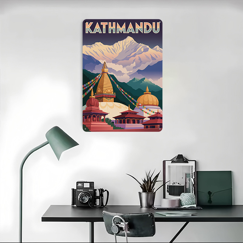 Kathmandu Travel Tinplate Post - đánh giá và giá Home Decor Kathmandu