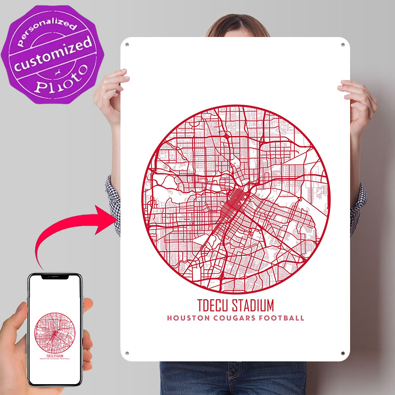 Houston Cougars 3D Printed Tex - đánh giá và giá Home Decor Houston