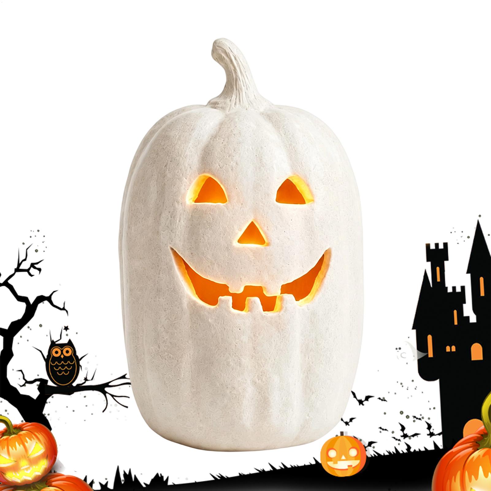 Spooky Pumpkin Lanterns Pumpki - đánh giá và giá Home Decor Resin