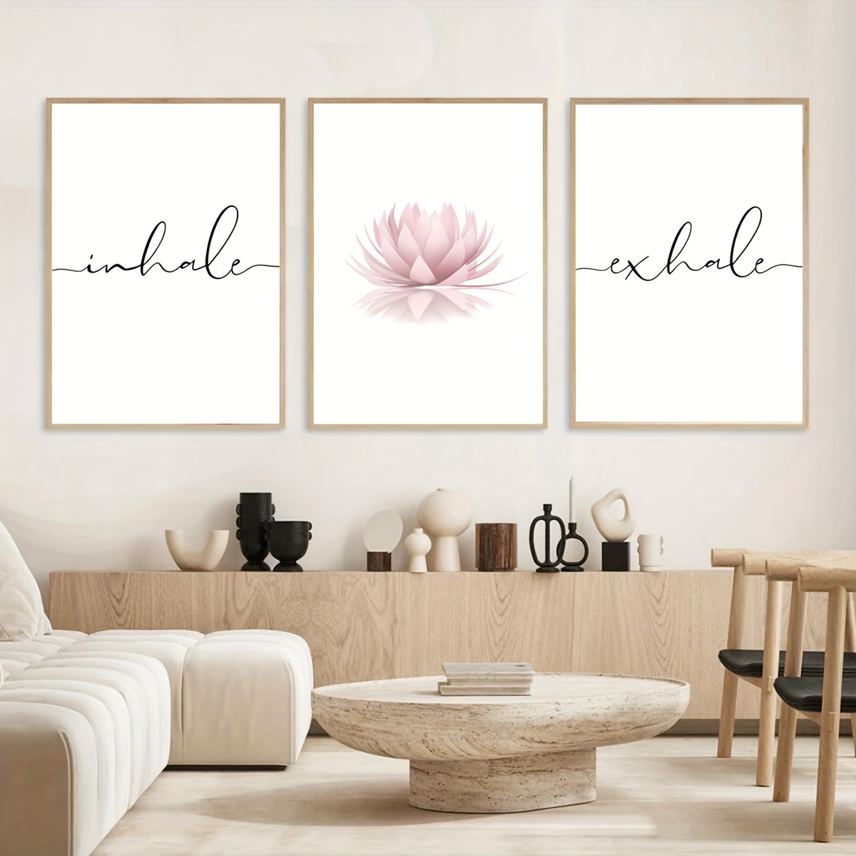 3pcs/set Inhale Exhale Zen Abs - đánh giá và giá Home Decor Yoga