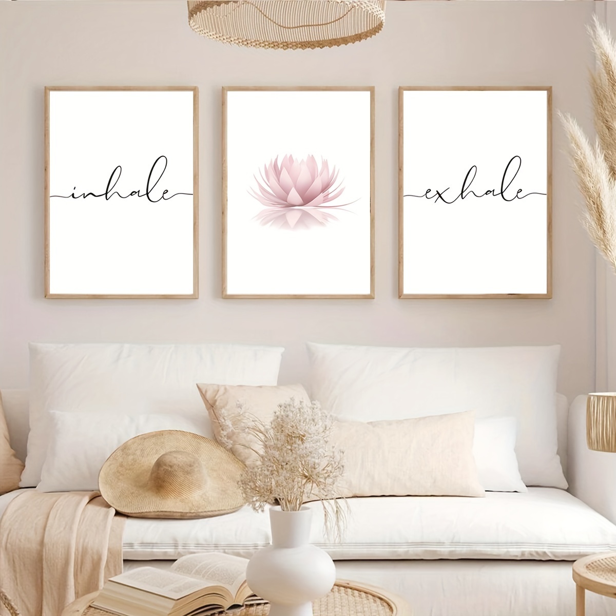 3pcs/set Inhale Exhale Zen Abs - đánh giá và giá Home Decor Yoga
