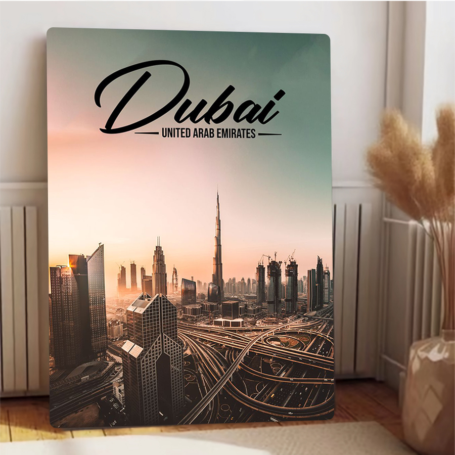 Dubai Cityscape Metal Wall Art - đánh giá và giá Home Decor Uae