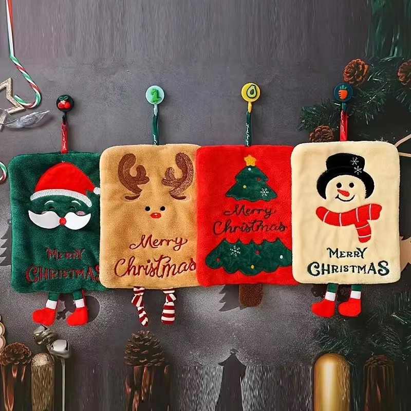 Christmas Hanging Hand Towel C - đánh giá và giá Home Decor Xmas Gifts