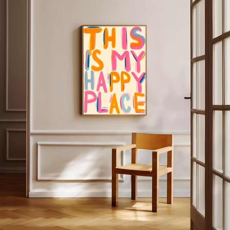 Modern This Is My Happy Place  - đánh giá và giá Home Decor Nepal