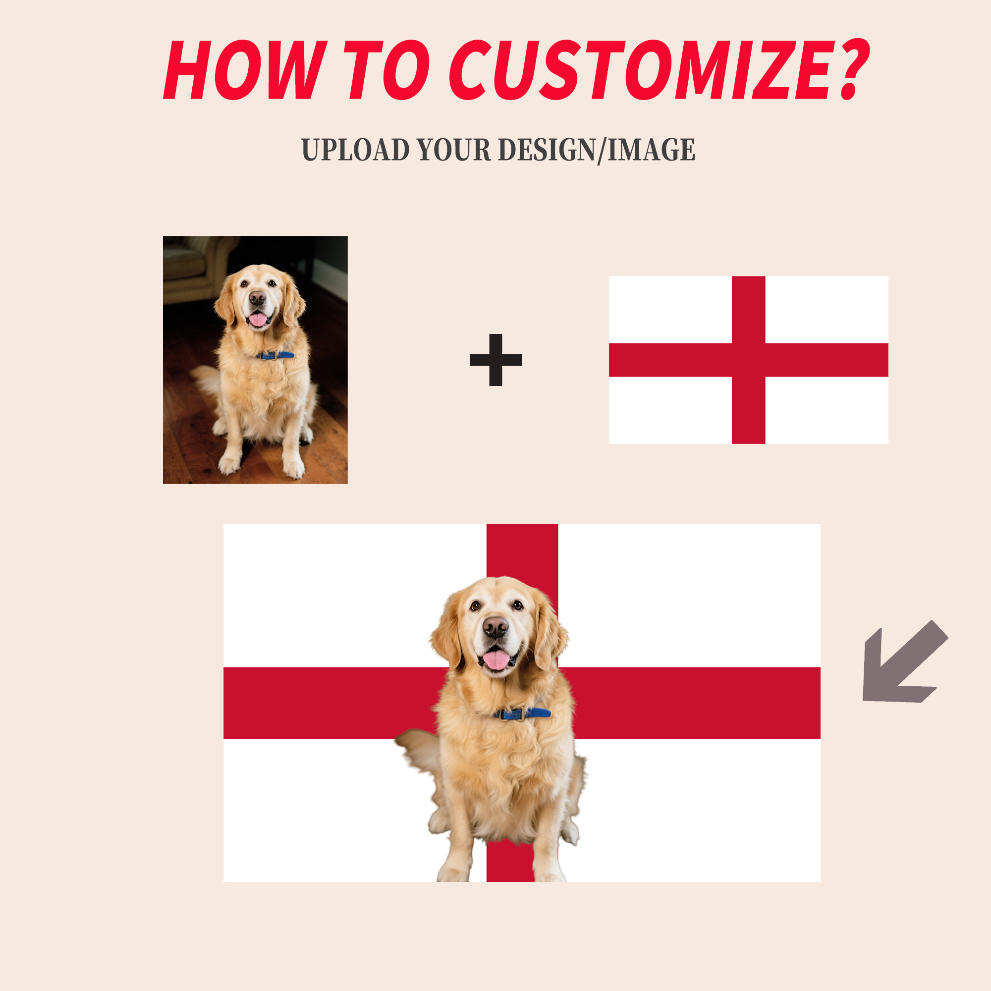 1pc 2D FLAT Personalize Englan - đánh giá và giá Home Decor Design