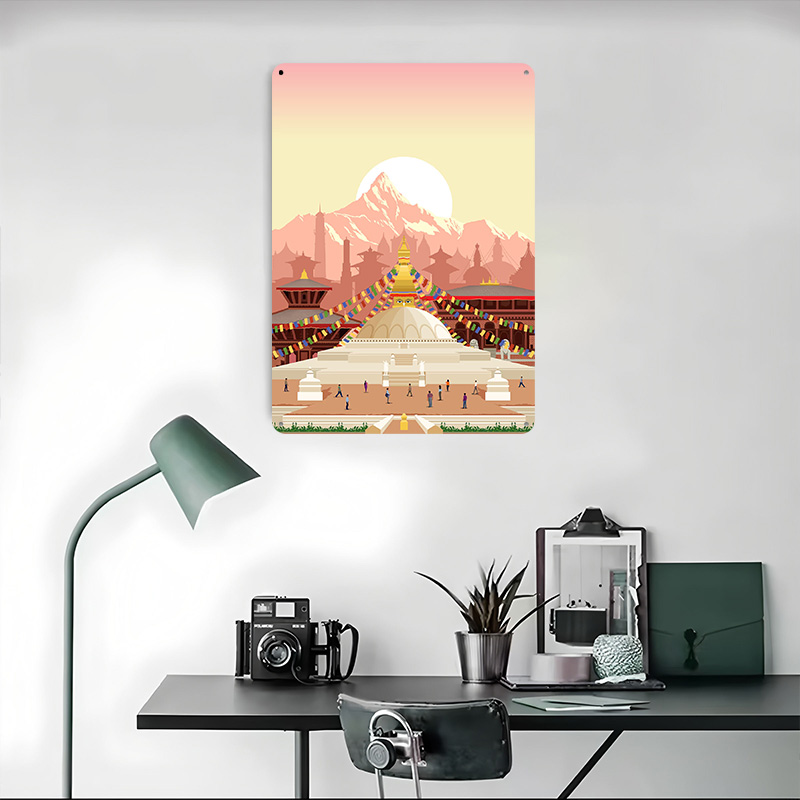 Kathmandu Travel Print Printin - đánh giá và giá Home Decor Kathmandu
