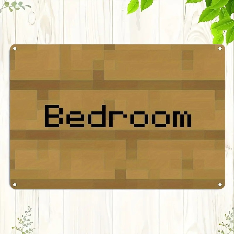 Vintage Pixel Art Bedroom Sign - đánh giá và giá Home Decor Games Free