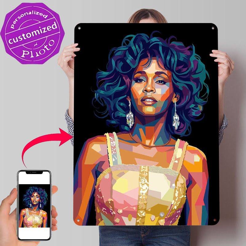 Whitney Houston Pop Art Portra - đánh giá và giá Home Decor Houston