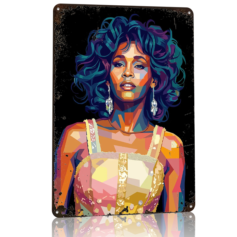 Whitney Houston Pop Art Portra - đánh giá và giá Home Decor Houston