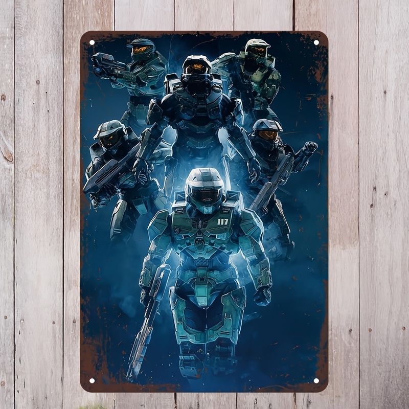 Halo-Inspired Metal Wall Art S - đánh giá và giá Home Decor Games Free