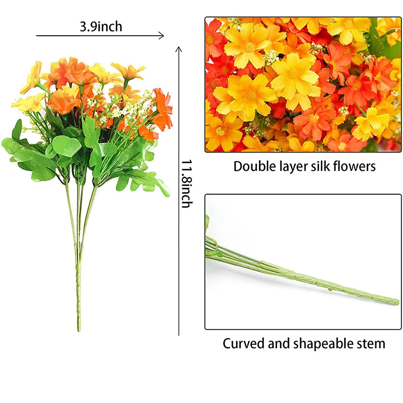 32cm Artificial Flower Jumping - đánh giá và giá Home Decor Daisy