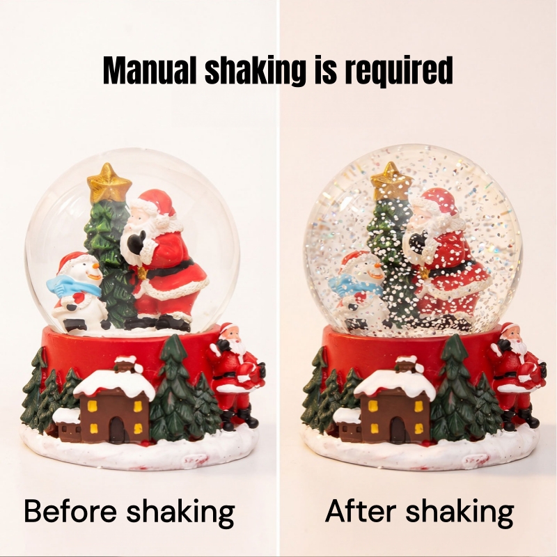 Non-Luminous Santa Claus Snow  - đánh giá và giá Home Decor Xmas Gifts