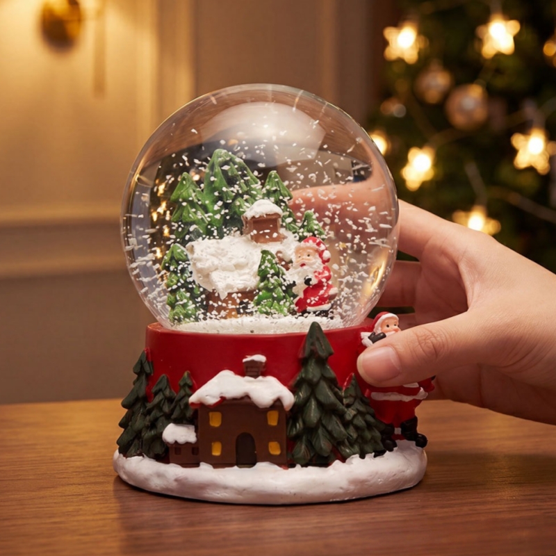 Non-Luminous Santa Claus Snow  - đánh giá và giá Home Decor Xmas Gifts