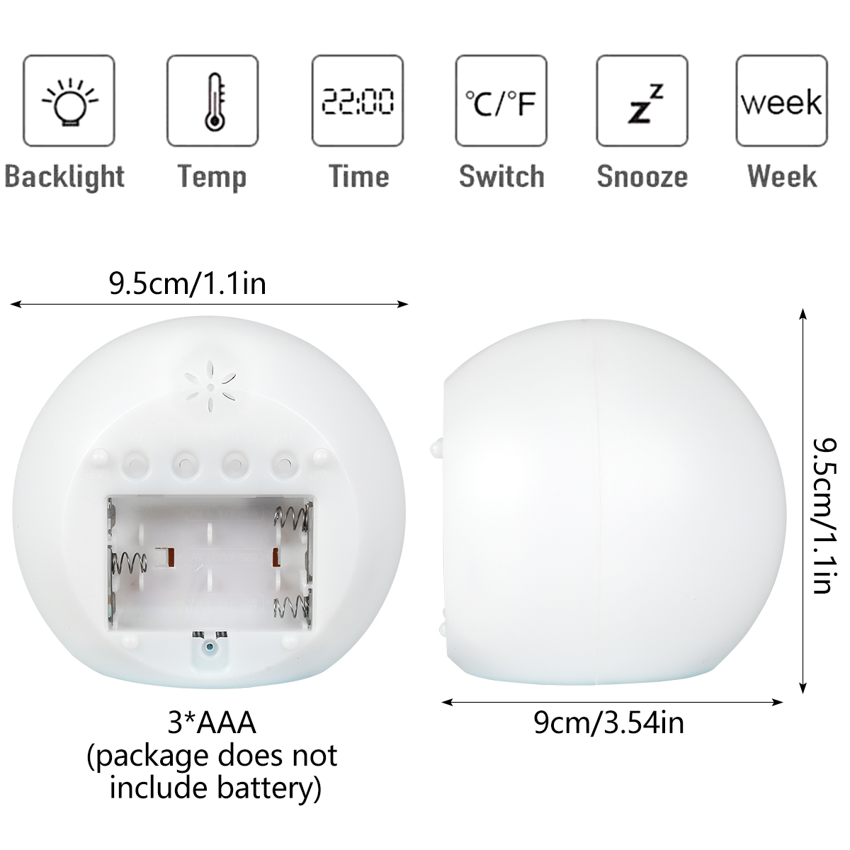Kids Digital Alarm Clock LED M - đánh giá và giá Vintage Alarm Clock