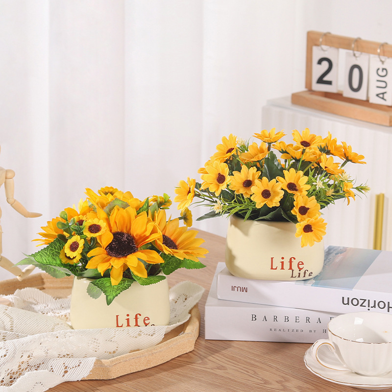 Fake Flower Sunflower Daisy wi - đánh giá và giá Home Decor Daisy