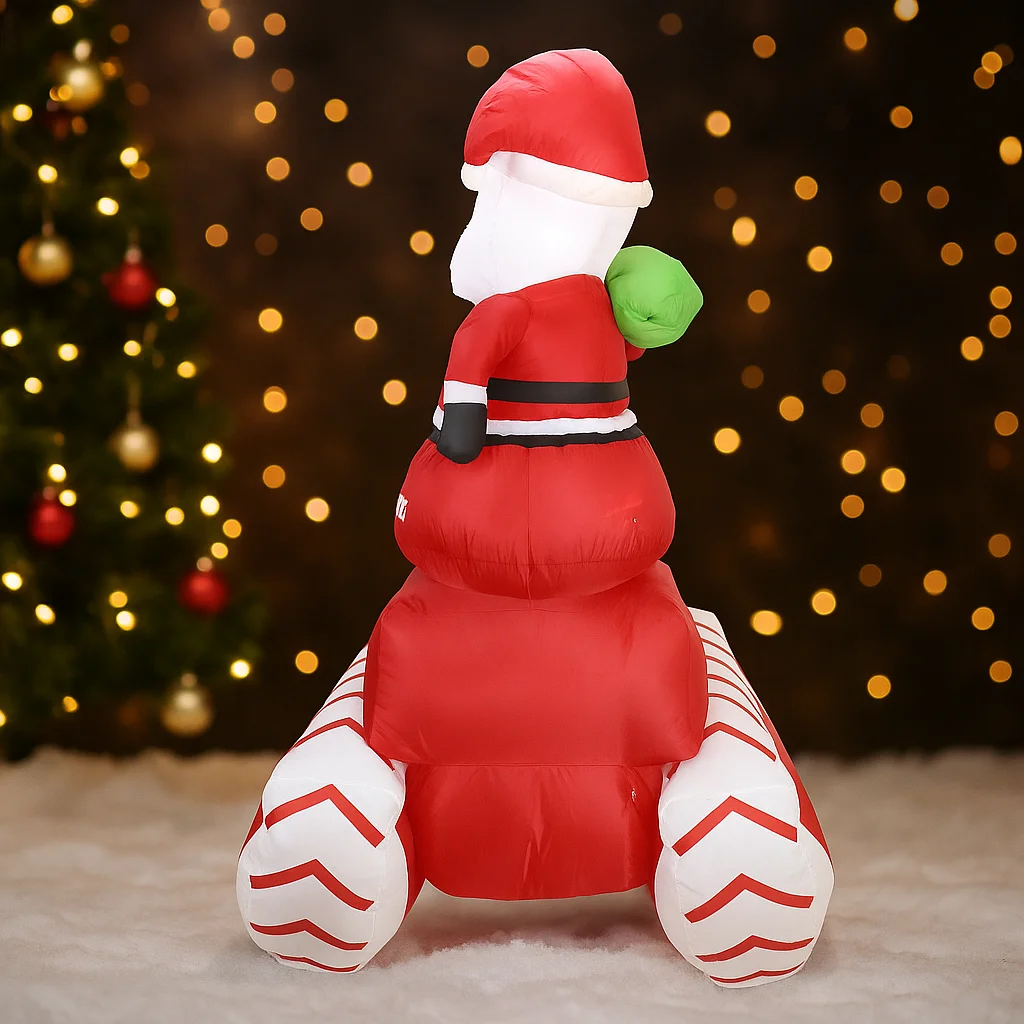 5.91FT Inflatable Toy Santa Ca - đánh giá và giá Home Decor Xmas Gifts