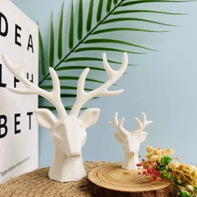 2 Pieces of Deer Antlers Ornam - đánh giá và giá Home Decor Handicraft