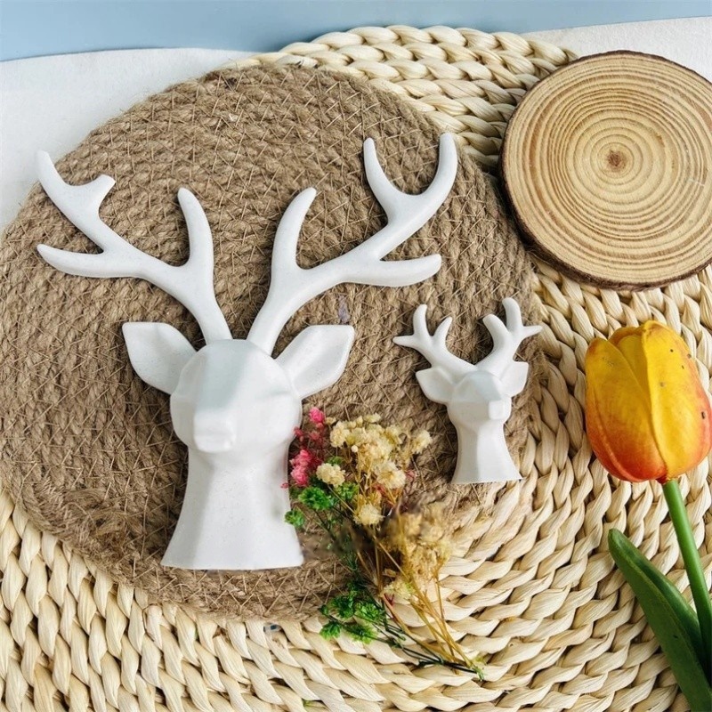 2 Pieces of Deer Antlers Ornam - đánh giá và giá Home Decor Handicraft
