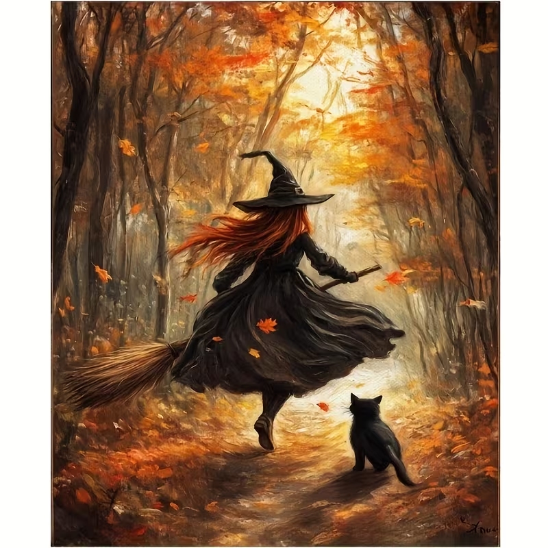 Retro Alloween Autumn Witch On - đánh giá và giá Home Decor Nepal