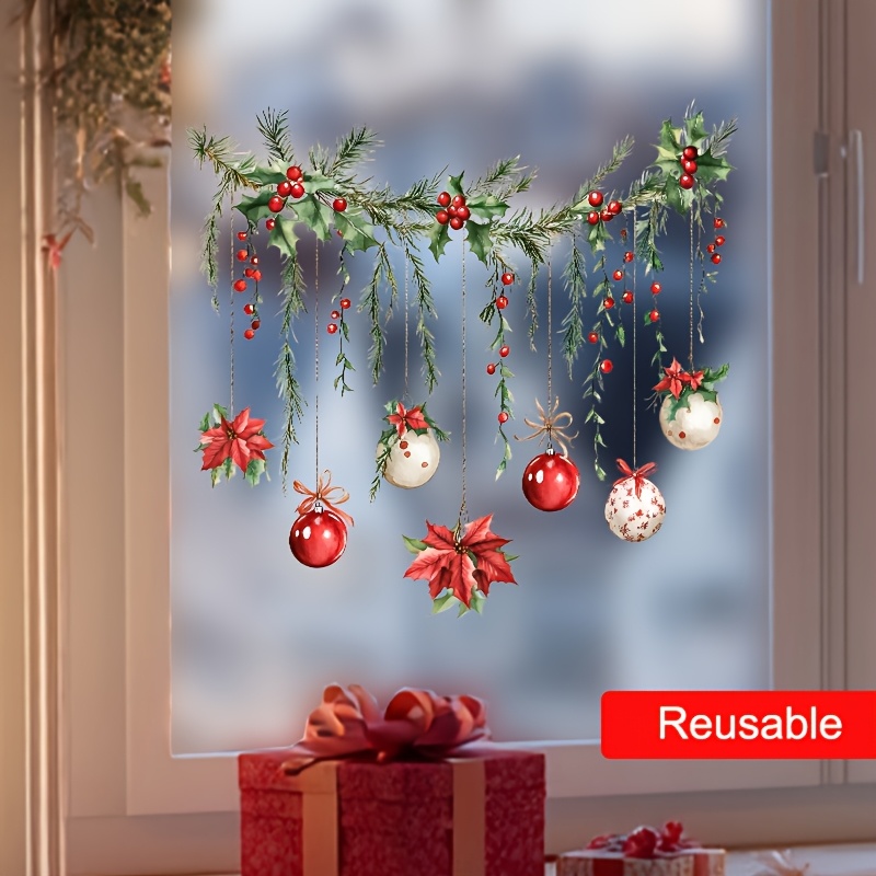 Christmas Windows Sticker Merr - đánh giá và giá Home Decor Xmas Gifts