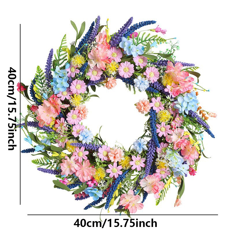 Artificial Daisy Flower Wreath - đánh giá và giá Home Decor Daisy