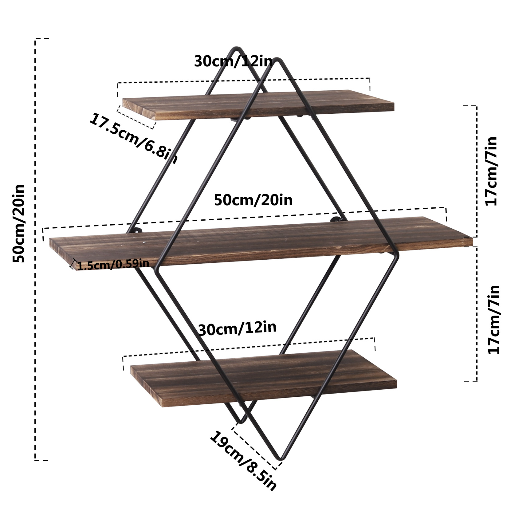 Wall Mounted Rustic Floating S - đánh giá và giá Home Decor Ikea