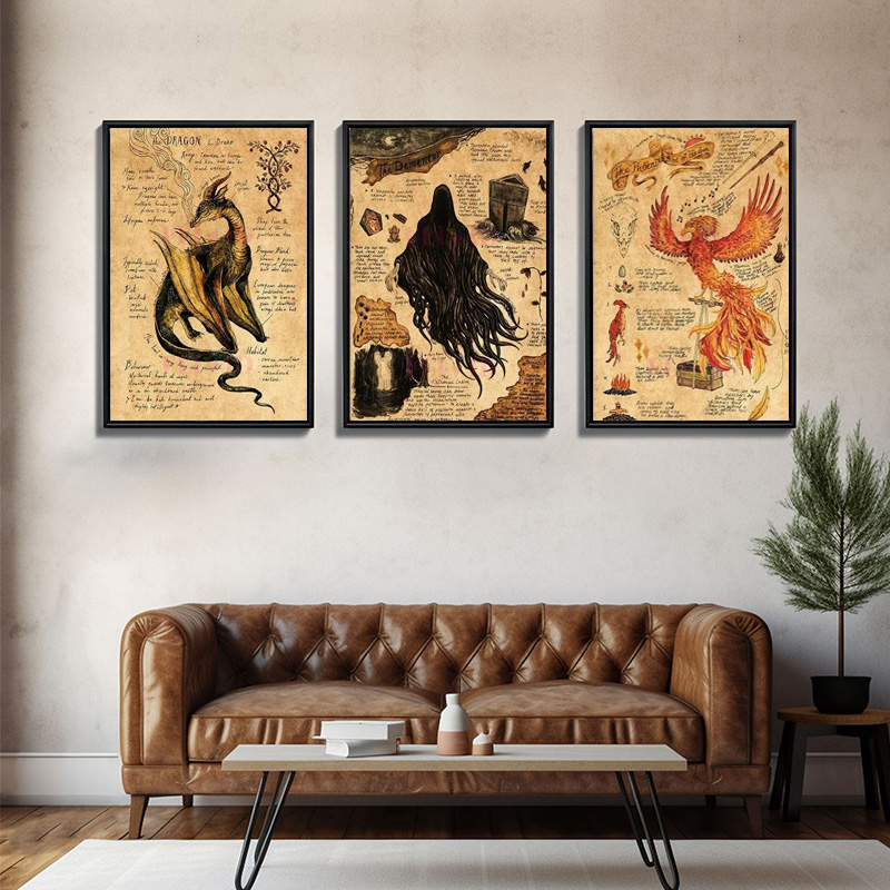 Retro Animal Unicorn Poster Ae - đánh giá và giá Home Decor Ikea